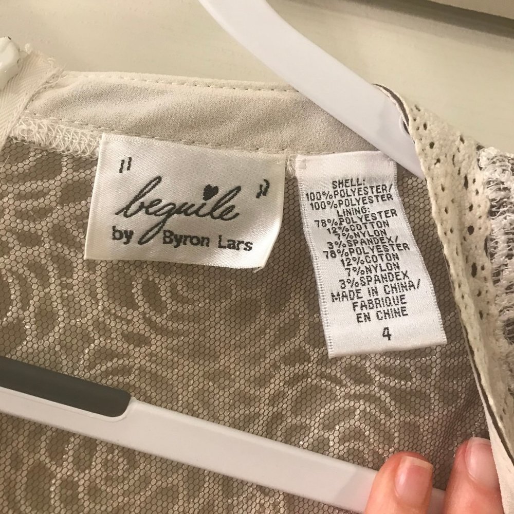 Anthropologie Byron Lars Lace Study Dress Size 4 - Picture 8 of 12